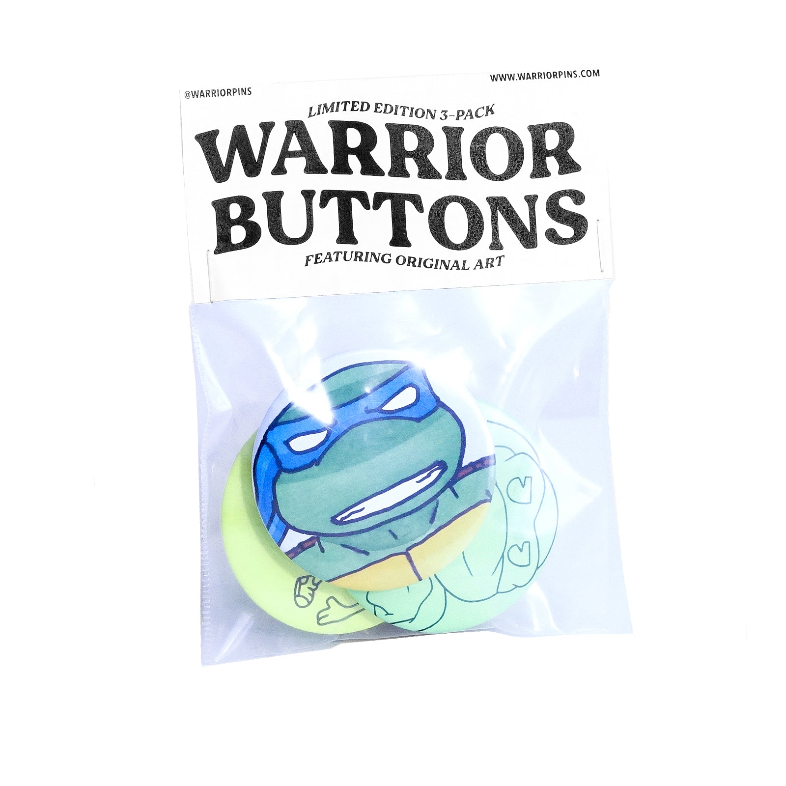 Warrior Buttons - 3 Pack