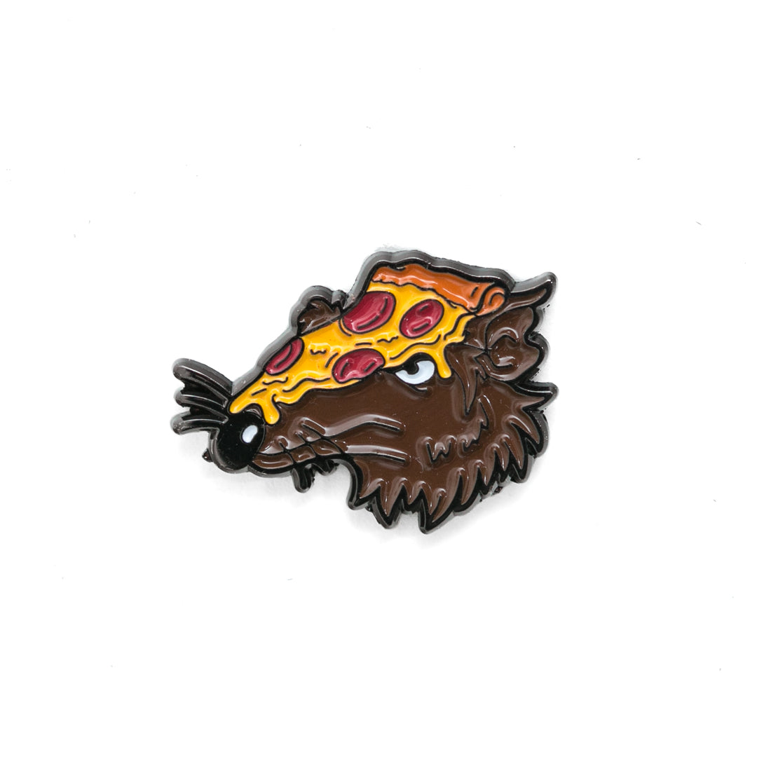 Pizza Rat Pin - Warrior Pins