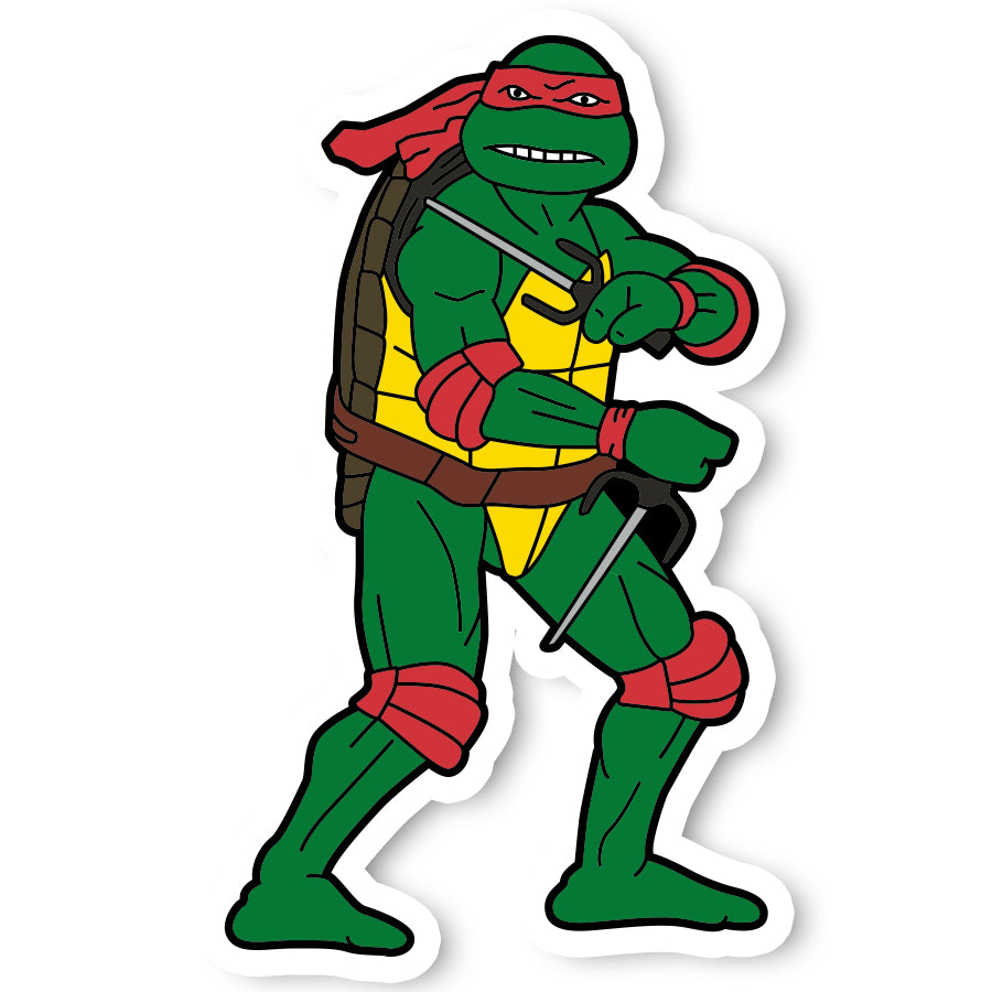 Red Turtle 1990 Movie Sticker