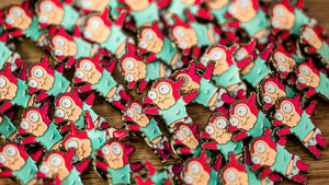 Morty Jr Pin - Warrior Pins